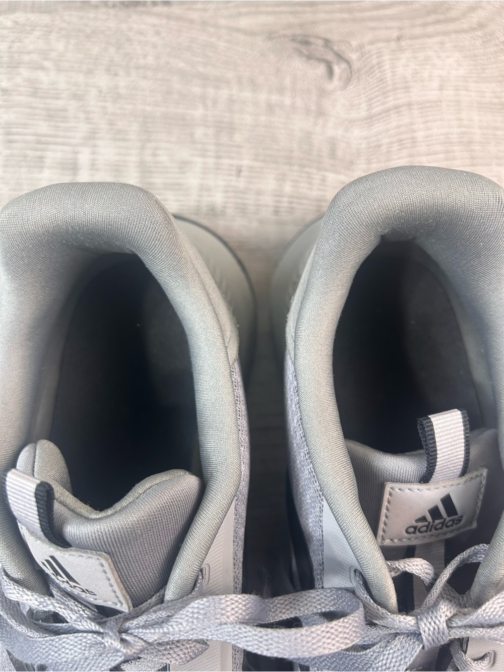 Adidas Runfalcon 3.0 Cloudfoam Gray Black Running Shoes Men’s Athletic Size 9 - Picture 8 of 10